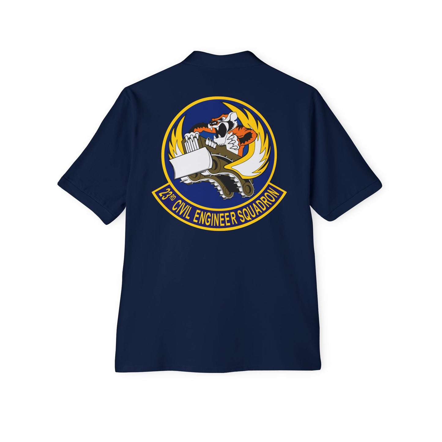 Men's Piqué Polo - USAF - 23d Civil Engineer Squadron wo Txt