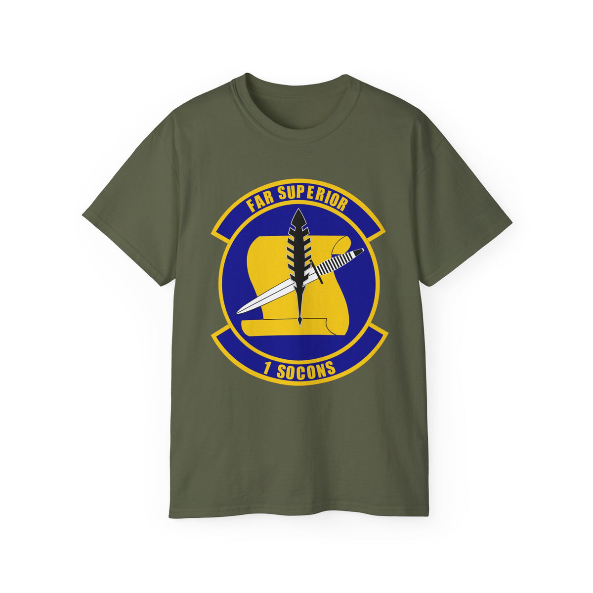 Unisex Ultra Cotton Tee - USAF - 1st Special Operations Contracting Sq wo txt X 300