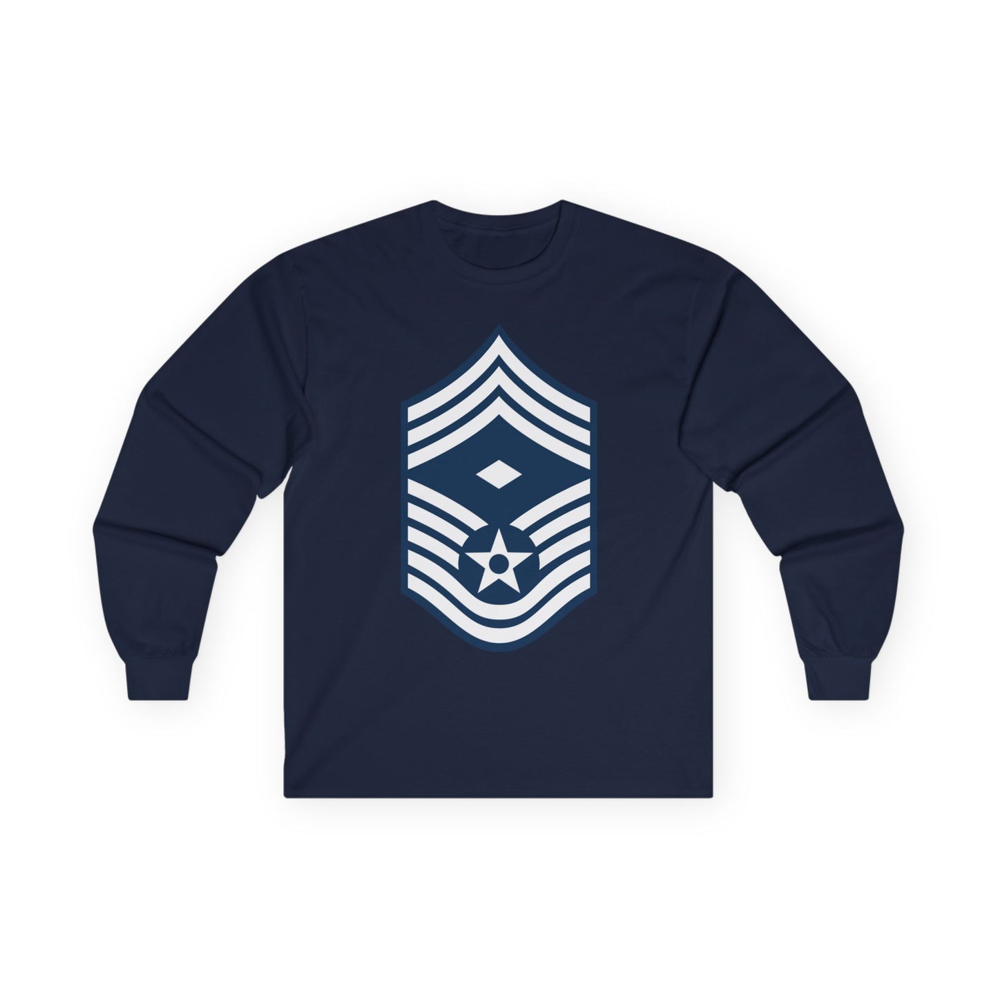 Unisex Ultra Cotton Long Sleeve Tee - USAF - First Sergeant (E9b) - 2020