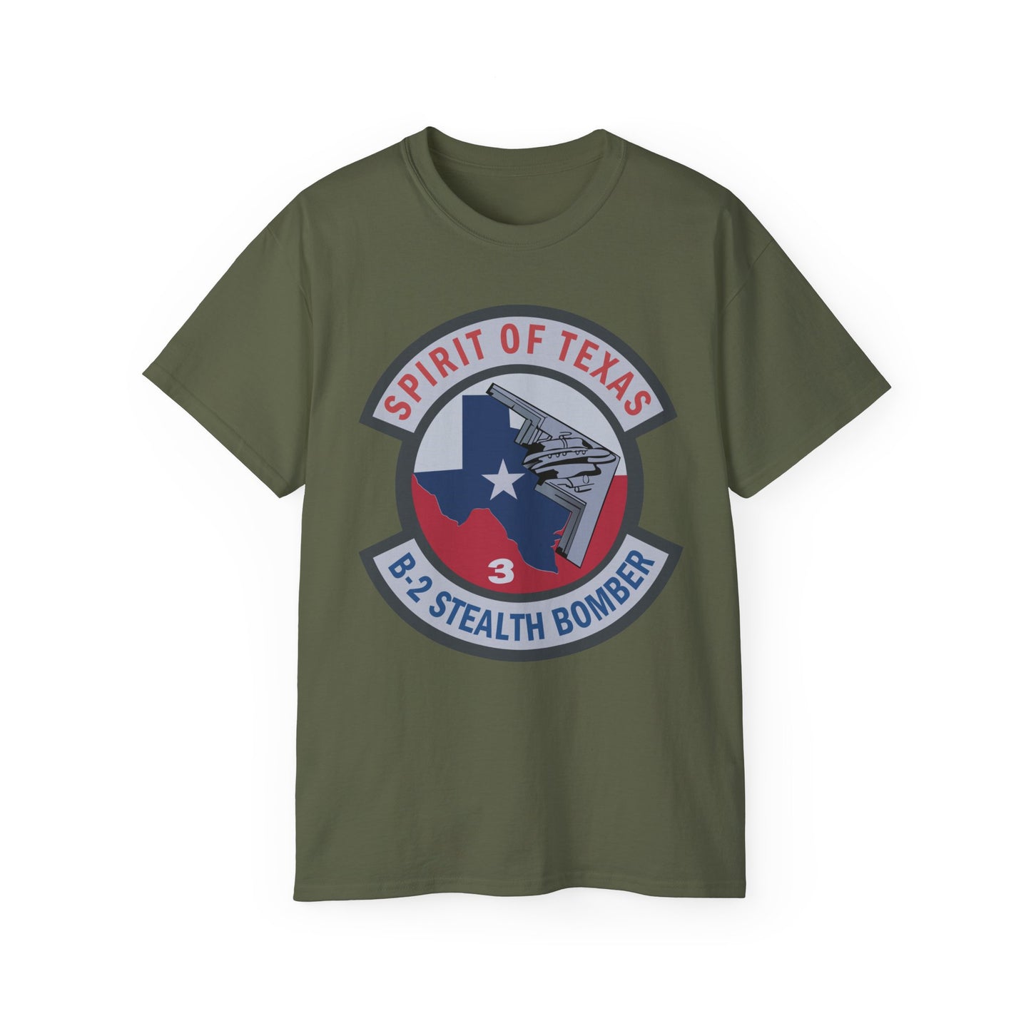Unisex Ultra Cotton Tee - USAF - B2 - Spirit of Texas - Stealth Bomber wo txt X 300