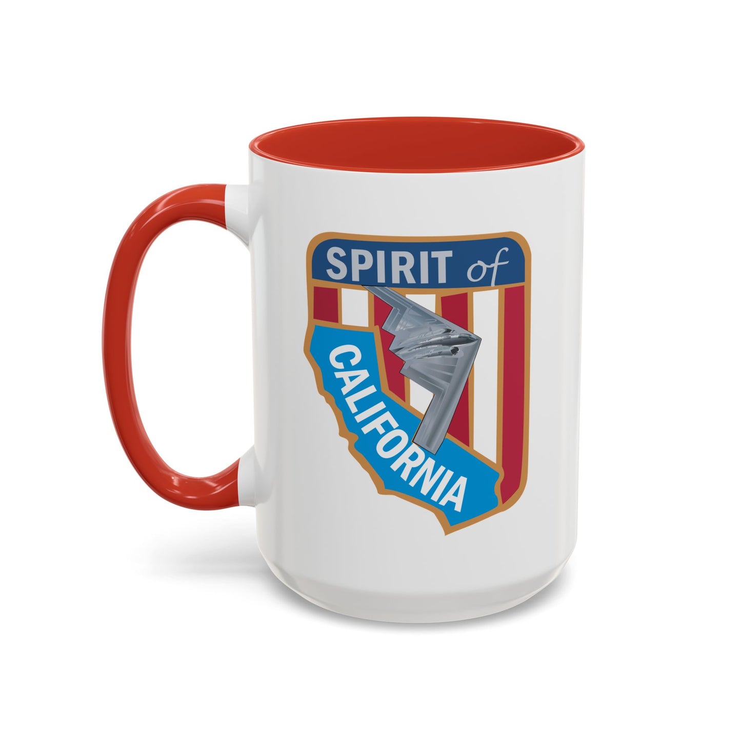 Accent Coffee Mug (11oz & 15oz) - USAF - B2 - Spirit of California - Stealth Bomber wo txt X 300