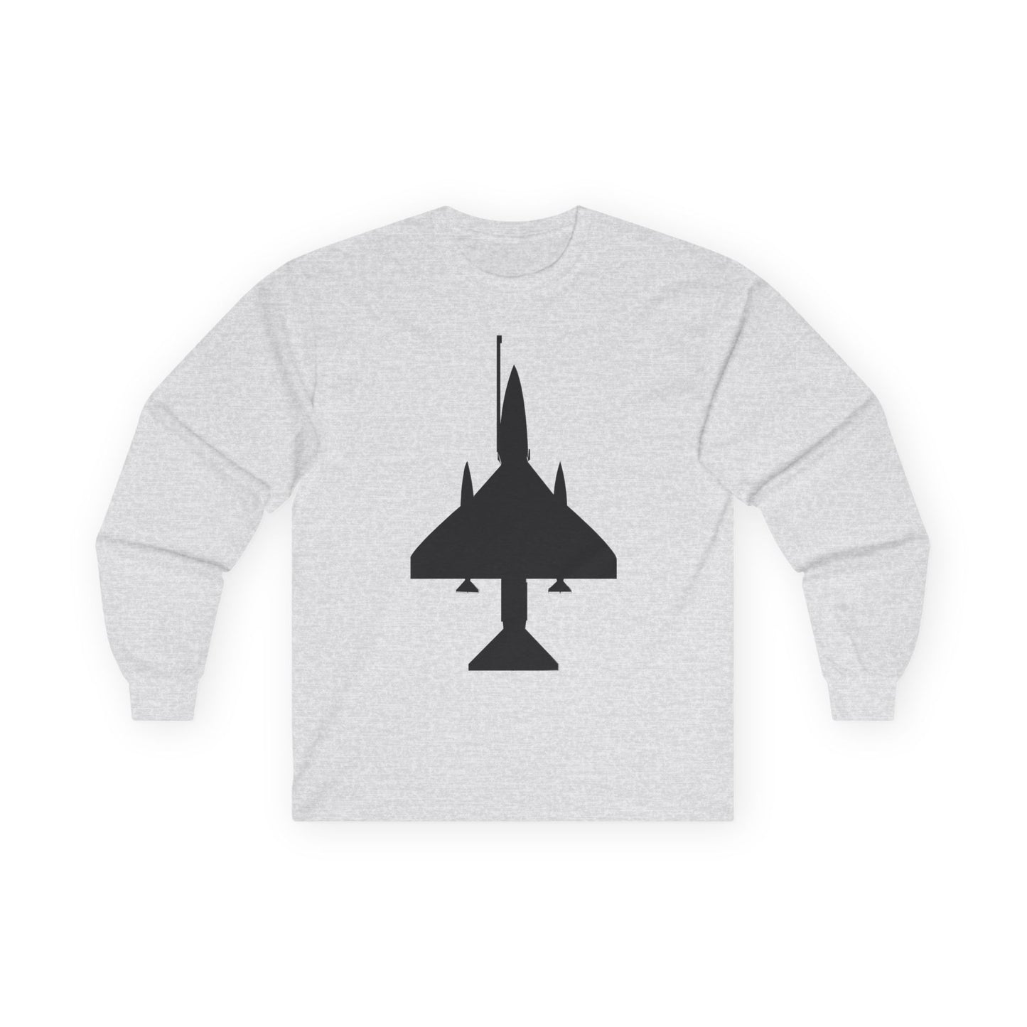 Unisex Ultra Cotton Long Sleeve Tee - Aircraft - A-4 SkyHawk - Top - Silhouette X 300