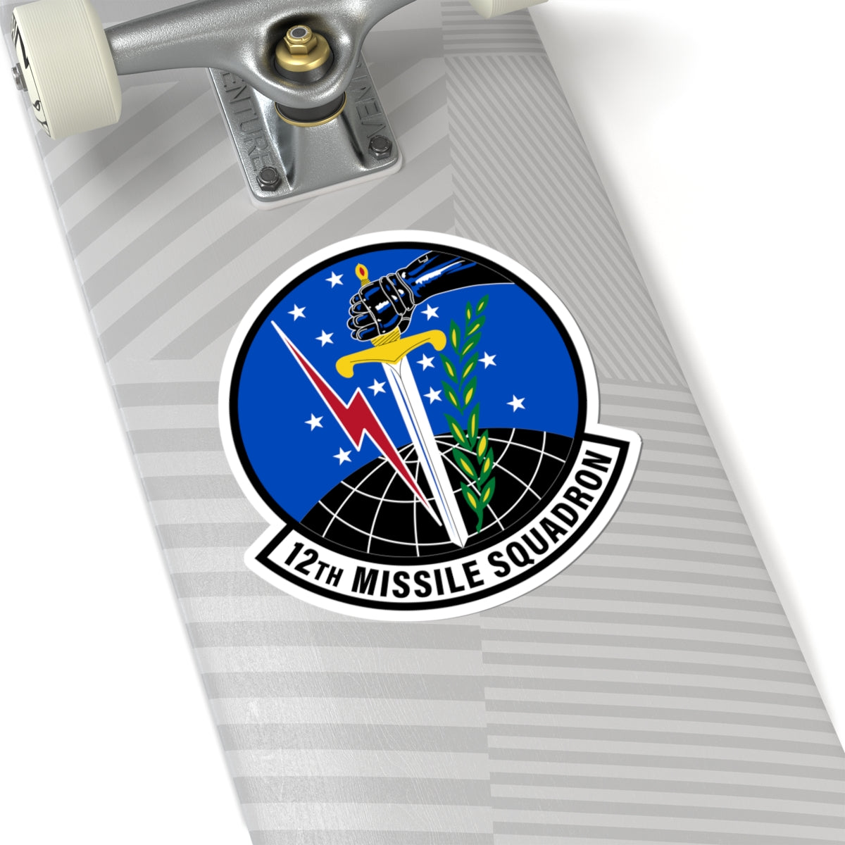 Kiss-Cut Stickers - USAF - 12th Missile Squadron wo txt