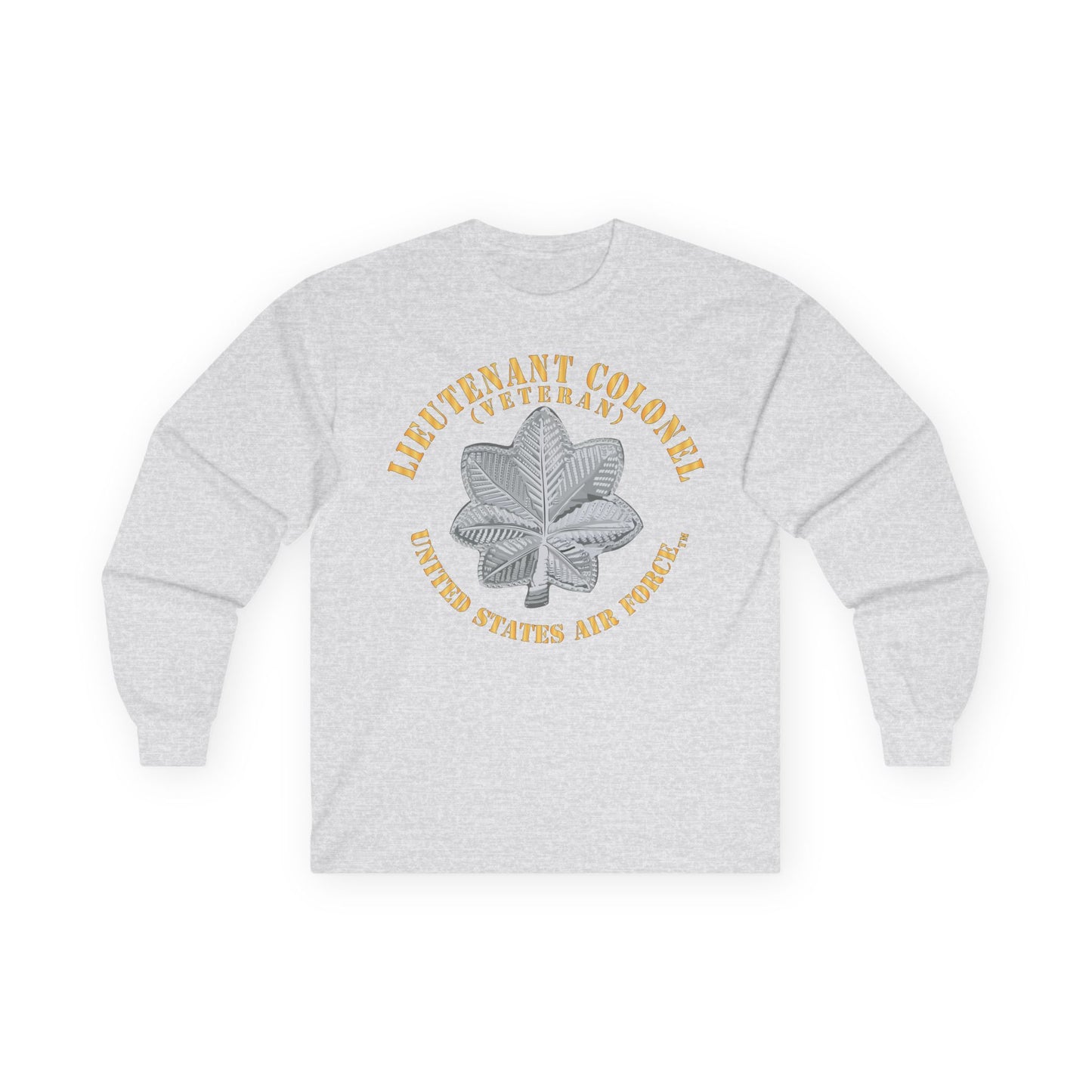 Unisex Ultra Cotton Long Sleeve Tee - USAF - Lieutenant Colonel - LTC - Veteran - TM X 300