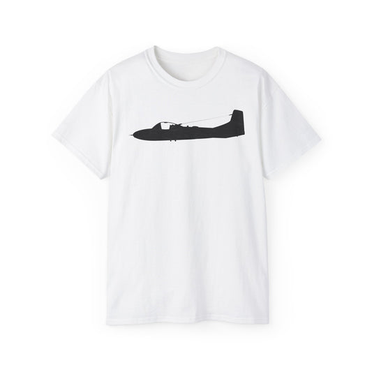 Unisex Ultra Cotton Tee - Aircraft - T-37-Trainer - Top - Black - Metal X 300
