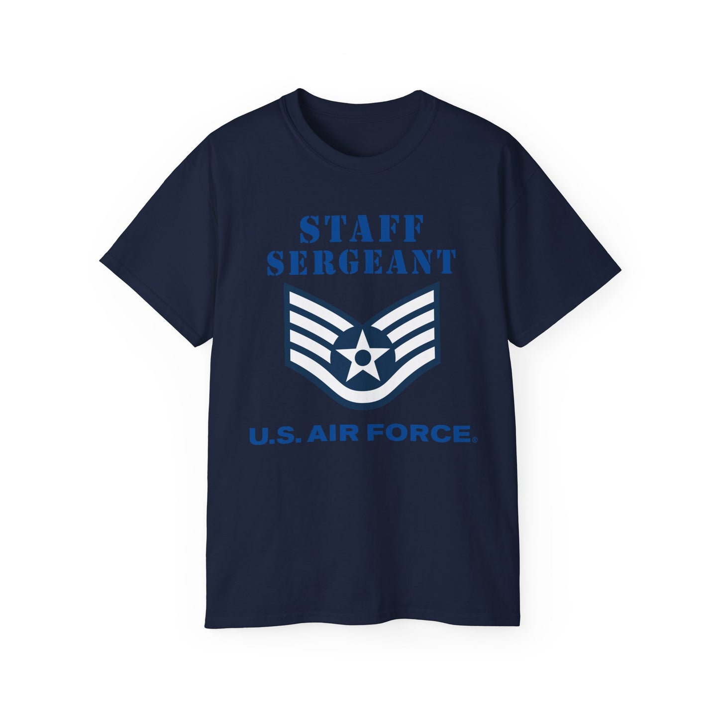 Unisex Ultra Cotton Tee - USAF - Staff Sergeant (E5) - 2020 - US Air Force w Text