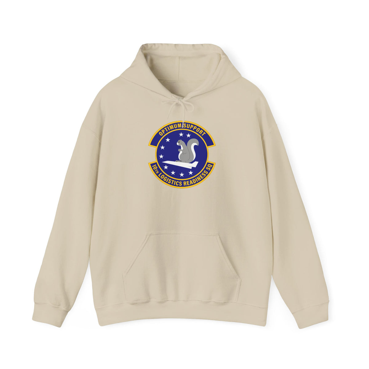 Unisex Heavy Blend Hooded Sweatshirt - USAF - 10th Logistics Readiness Squadron wo txt
