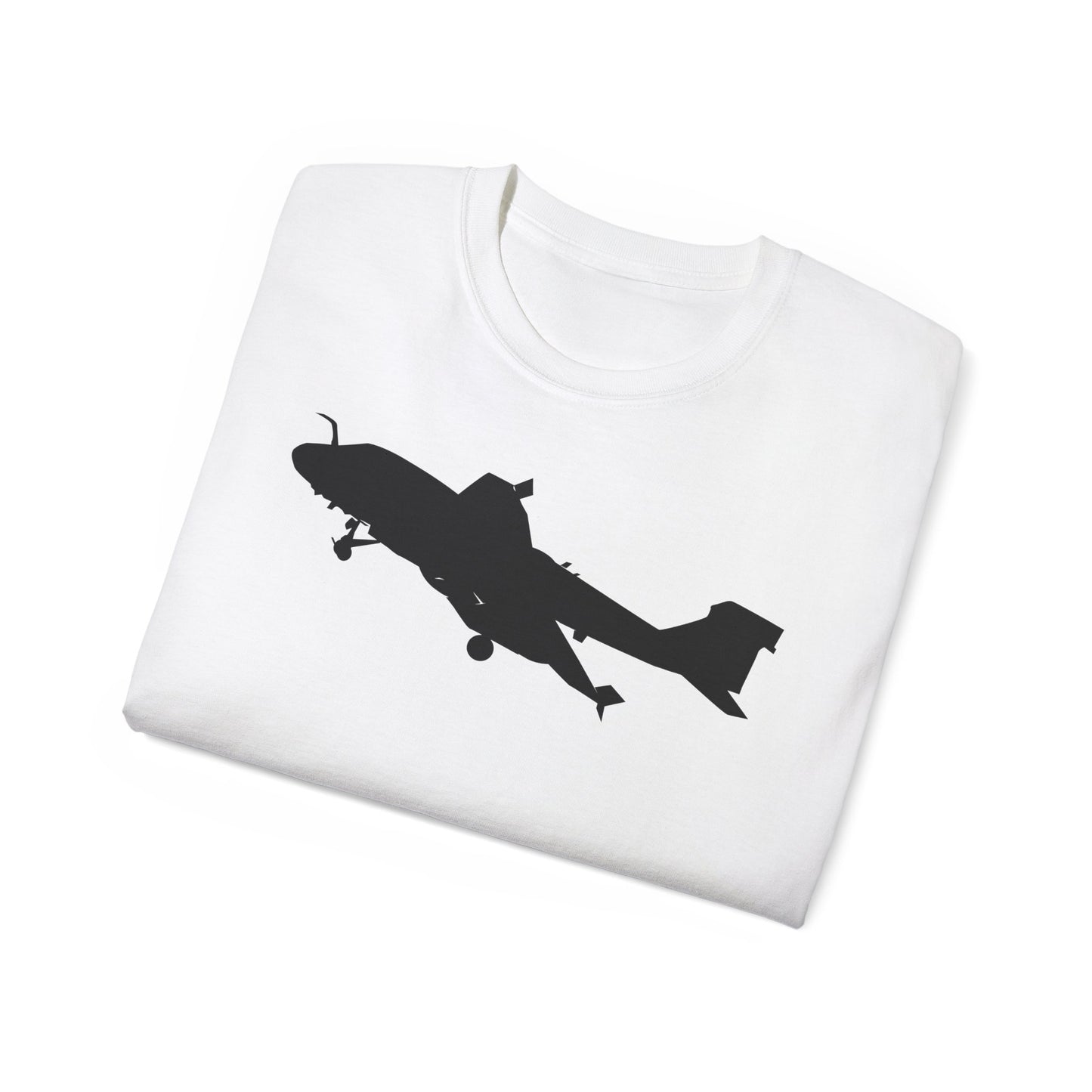 Unisex Ultra Cotton Tee - Aircraft - Navy - A-6A Intruder - Silhouette X 300