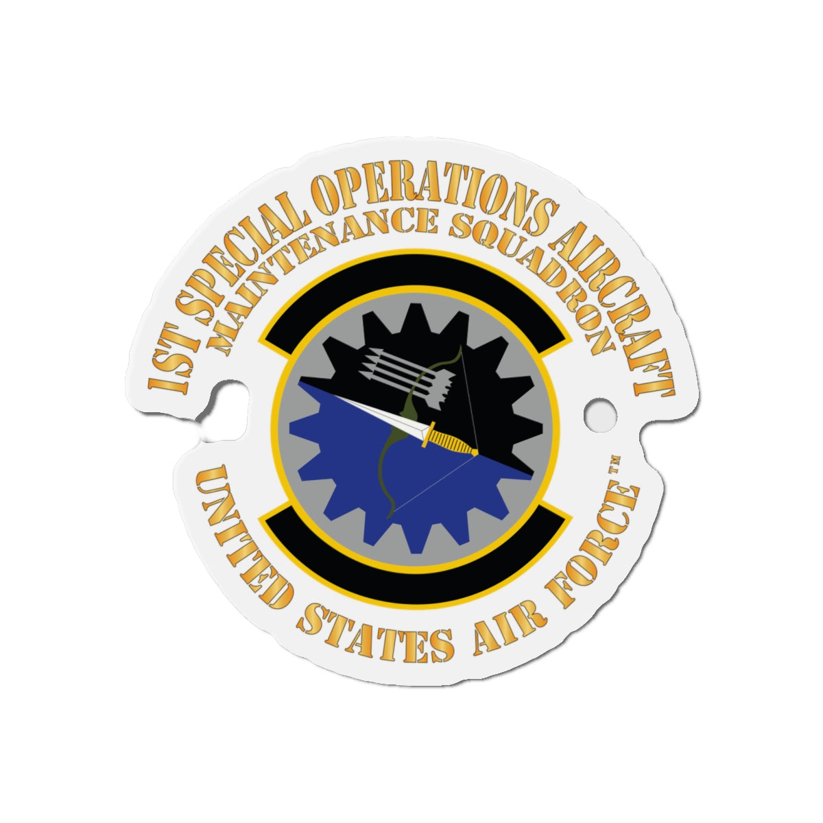 Die-Cut Magnet - USAF - 1st Special Operations Aircraft Maintenance Squadron X 300