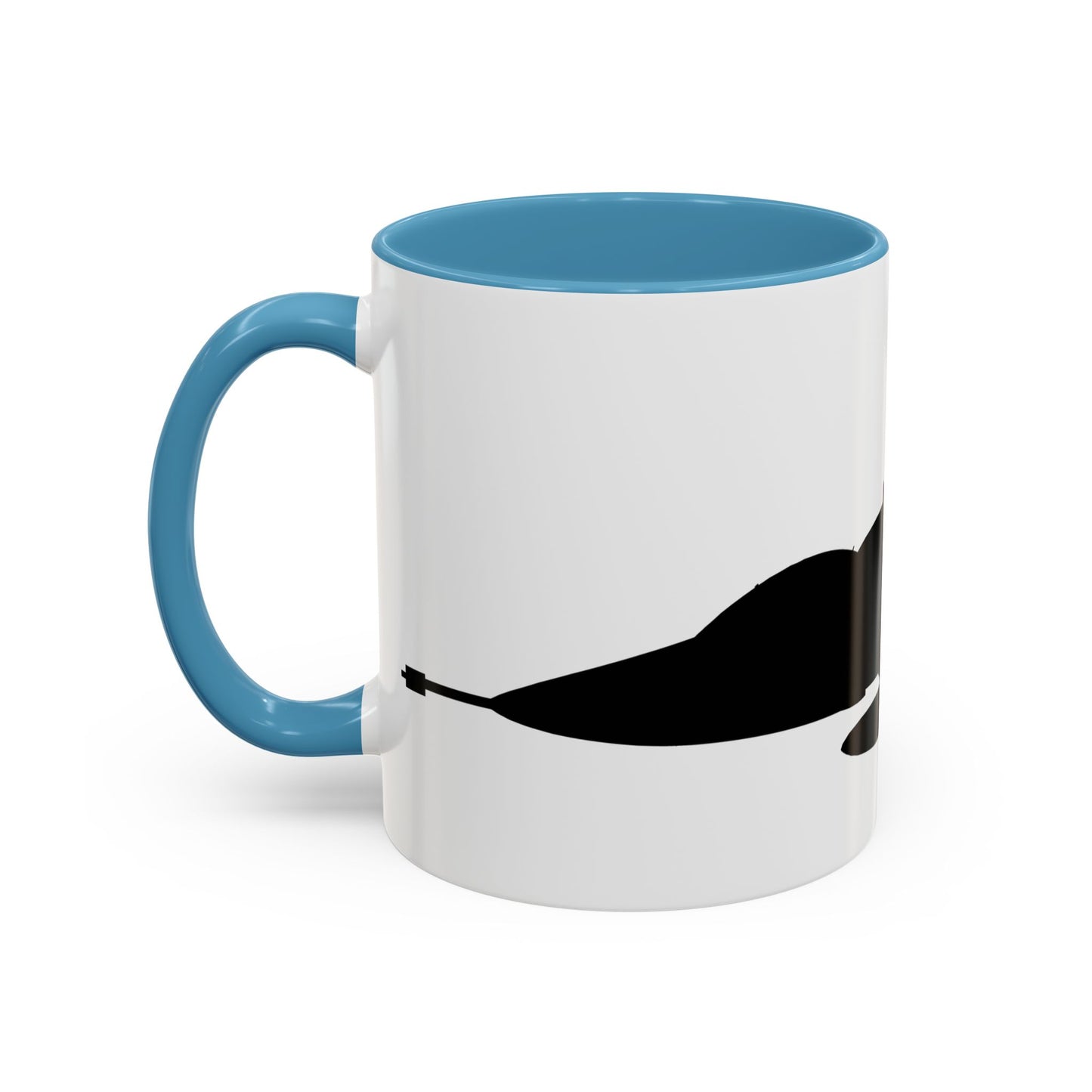 Accent Coffee Mug (11oz & 15oz) - Aircraft - A-4 SkyHawk - Silhouette X 300