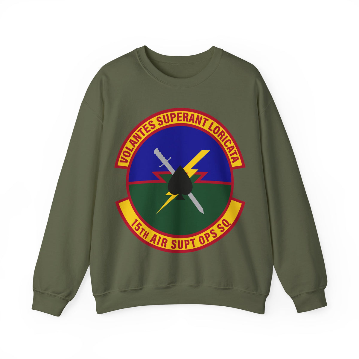 Crewneck Sweatshirt - USAF - 15th Air Support Operations Squadron wo txt