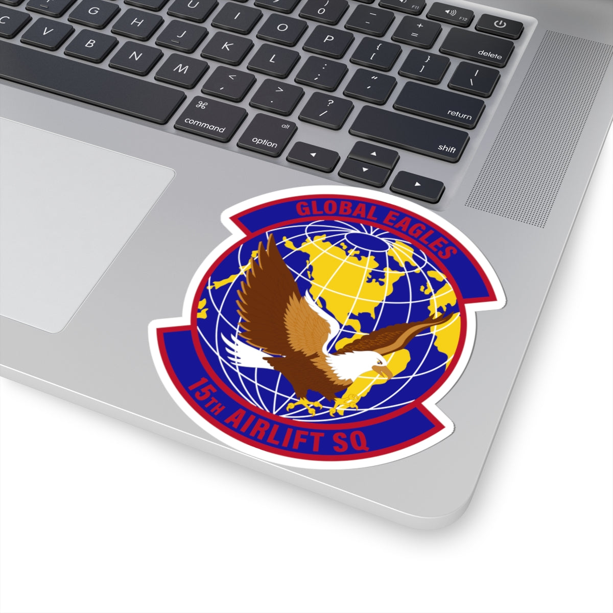 Kiss-Cut Stickers - USAF - 15th Airlift Squadron wo txt