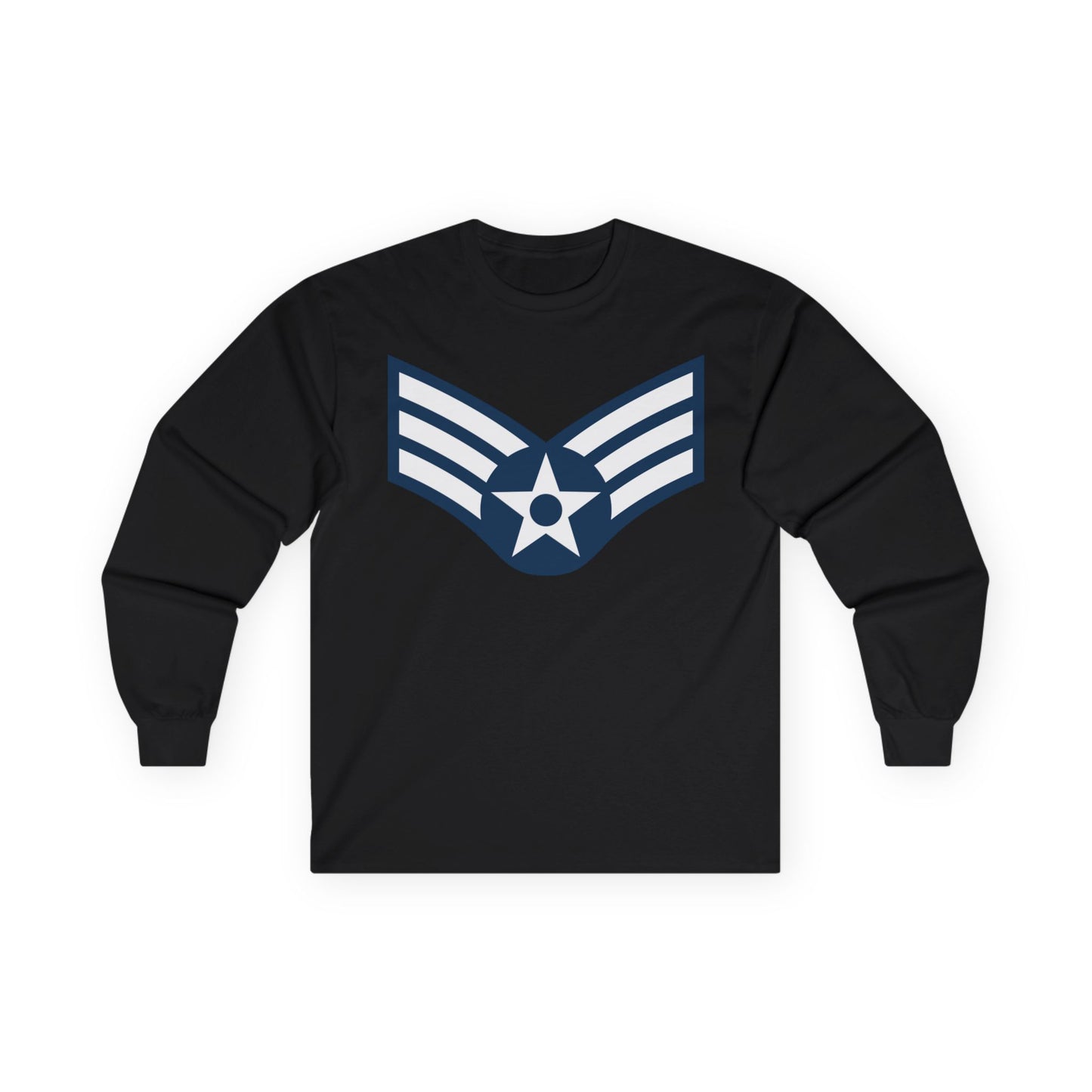 Unisex Ultra Cotton Long Sleeve Tee - USAF - Senior Airman (E4) - 2020