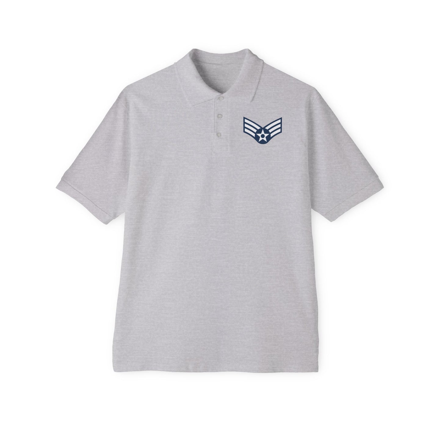 Men's Piqué Polo - USAF - Senior Airman (E4) - 2020