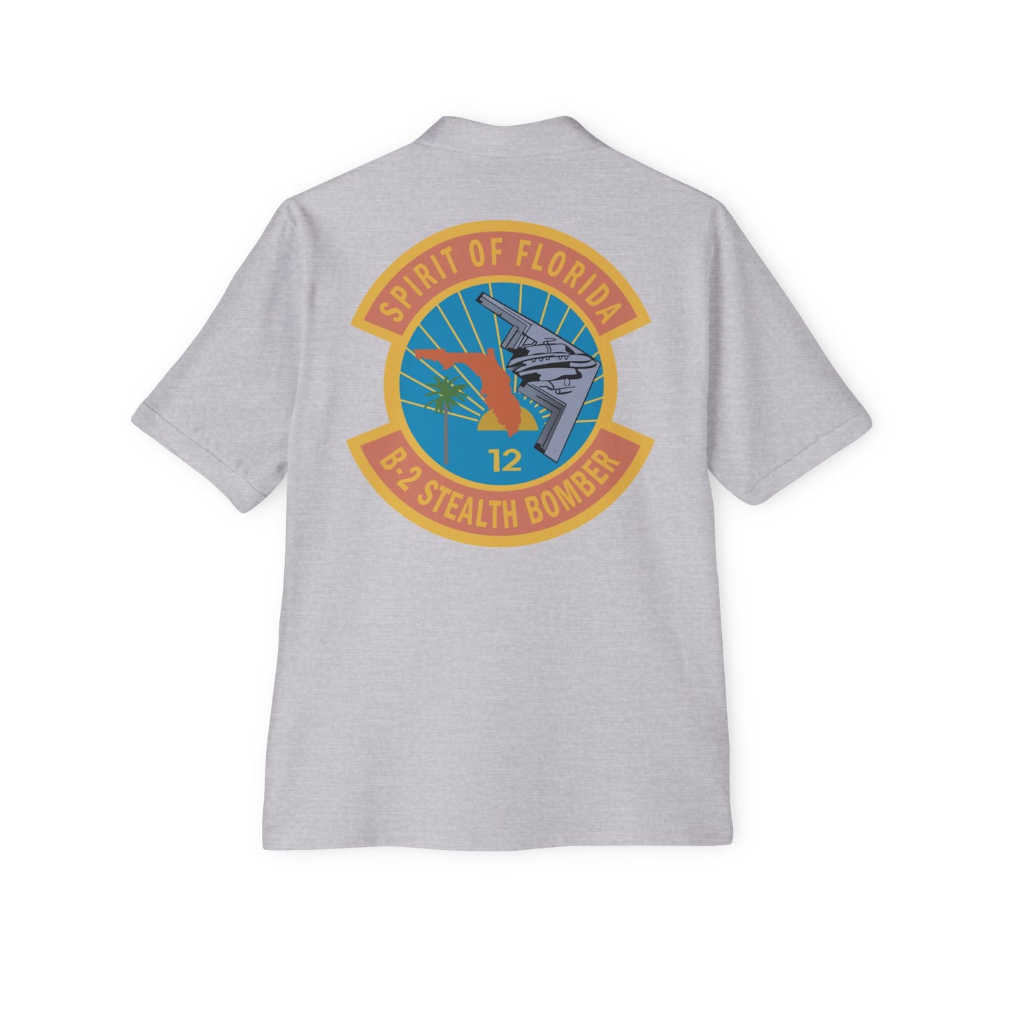 Men's Piqué Polo - USAF - B2 - Spirit of Florida - Stealth Bomber wo txt X 300