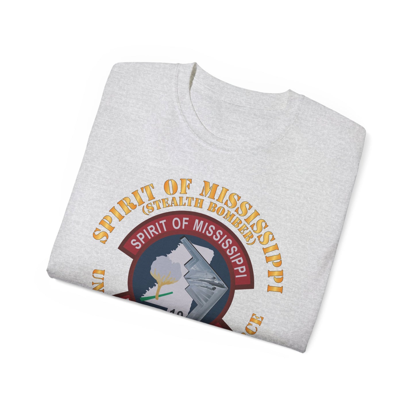 Unisex Ultra Cotton Tee - USAF - B2 - Spirit of Mississippi - Stealth Bomber X 300