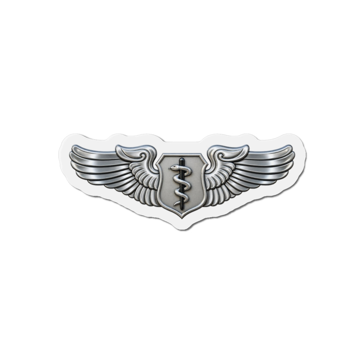 Die-Cut Magnet - USAF - Flight Surgeon Badge wo txt - 3D - Enhanced
