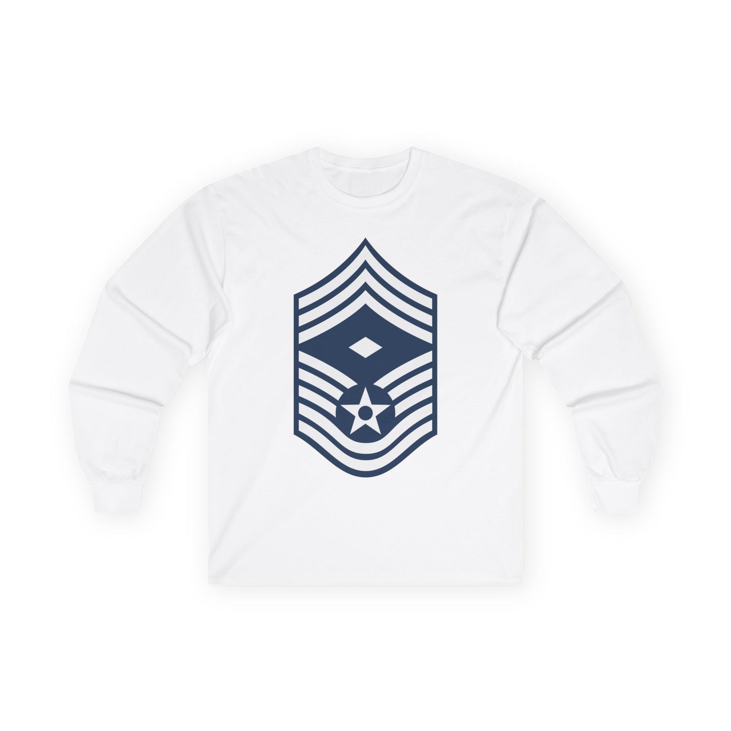 Unisex Ultra Cotton Long Sleeve Tee - USAF - First Sergeant (E9b) - 2020