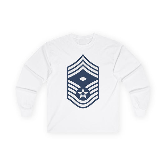 Unisex Ultra Cotton Long Sleeve Tee - USAF - First Sergeant (E9b) - 2020
