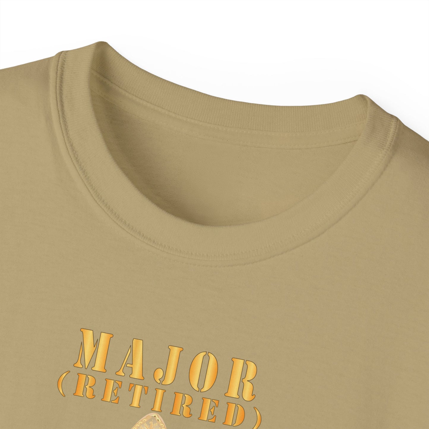 Unisex Ultra Cotton Tee - USAF - Major - MAJ - Retired X 300