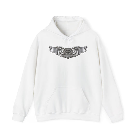 Unisex Heavy Blend Hooded Sweatshirt - USAF - Navigator, Combat Systems Officer, Observer Badge - 3D - Enhanced