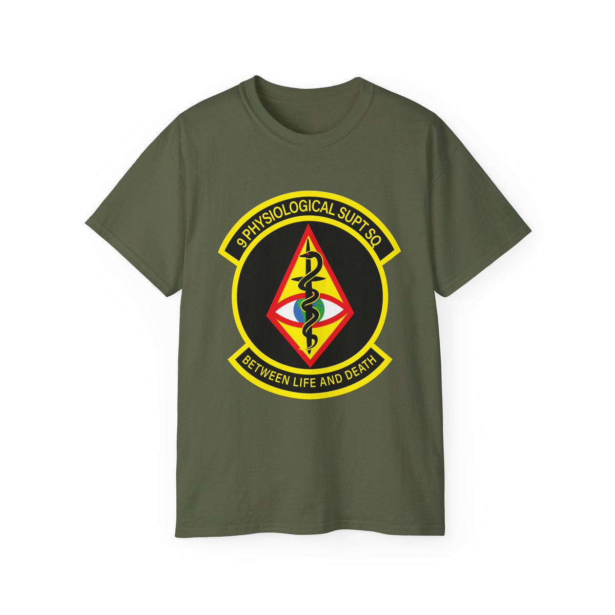 Unisex Ultra Cotton Tee - USAF - 9th Physiological Support Squadron wo txt X 300