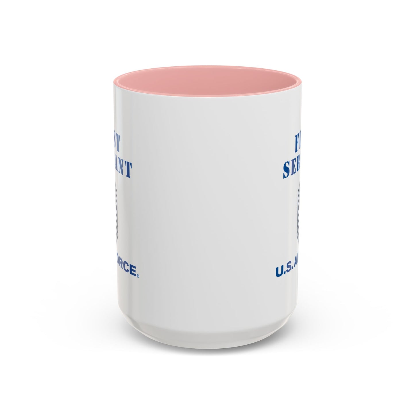 Accent Coffee Mug (11oz & 15oz) - USAF - First Sergeant (E9b) - 2020 - US Air Force w Text X 300