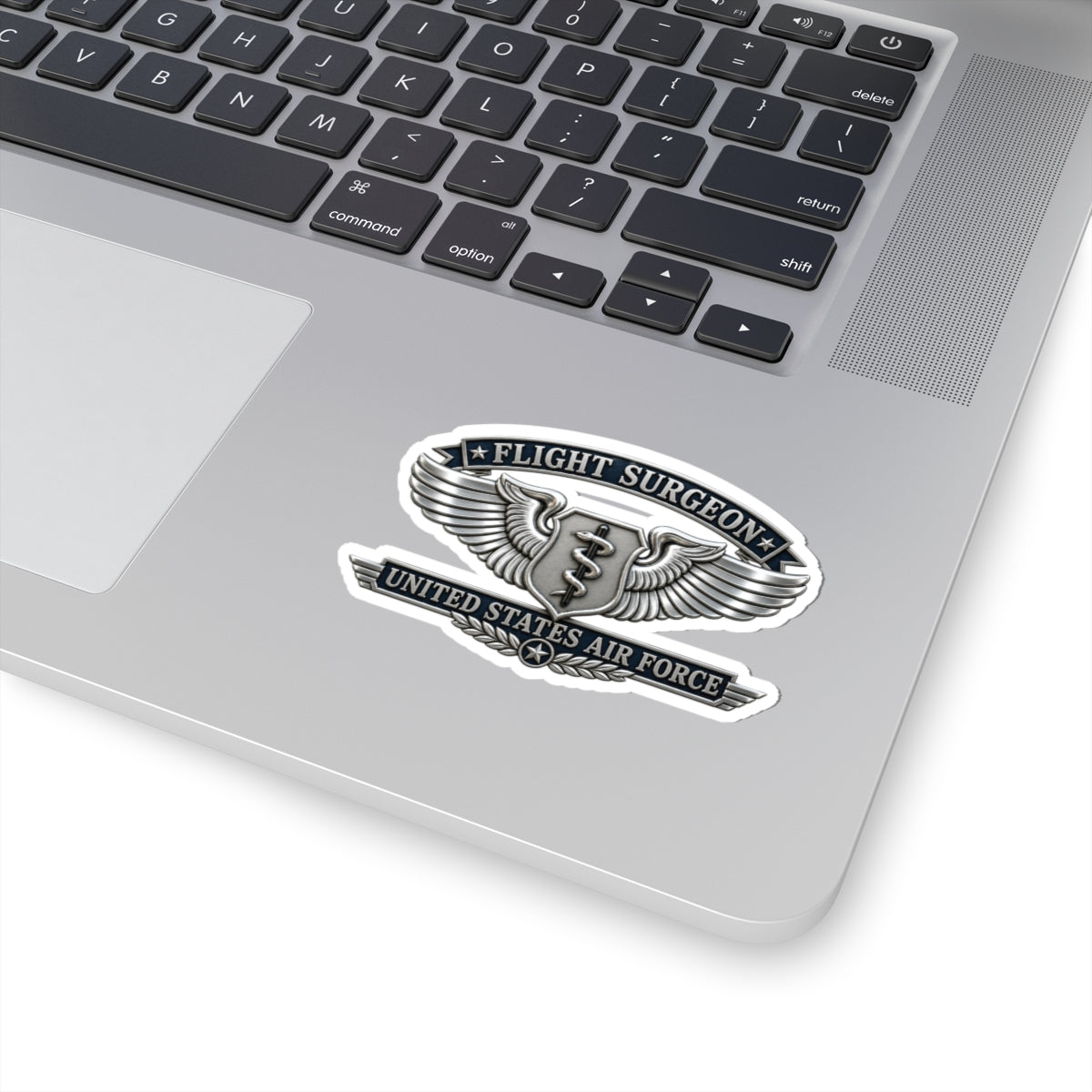 Kiss-Cut Stickers - USAF - Flight Surgeon Badge - United States Air Force - 3D - Enhanced