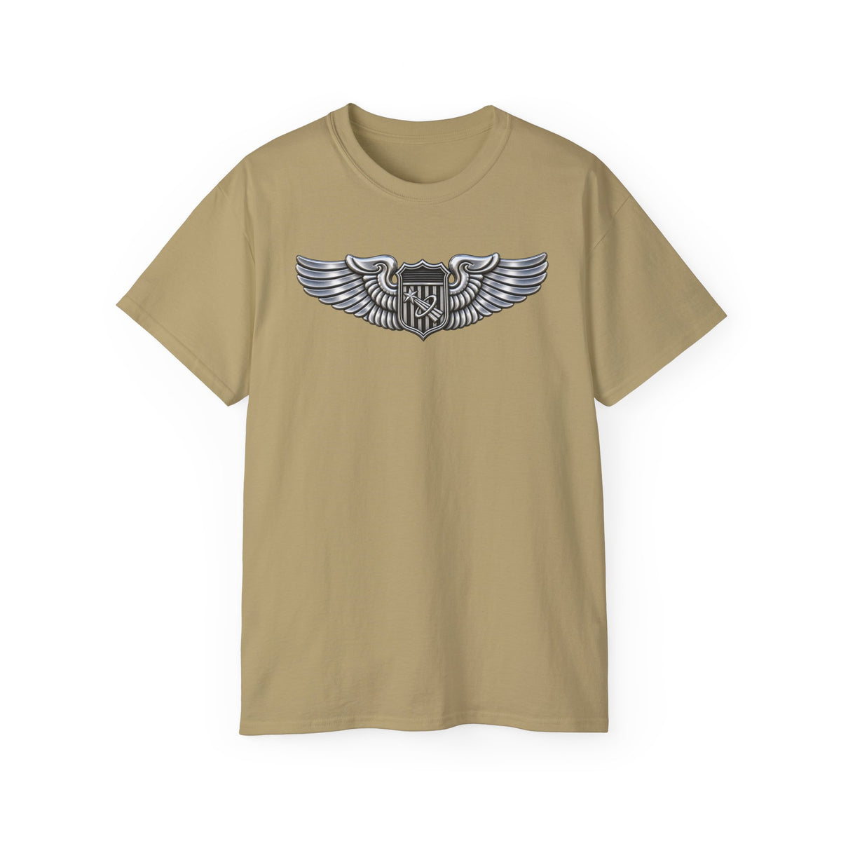 Unisex Ultra Cotton Tee - USAF - Basic Astronaut Badge wo txt - 3D - Enhanced