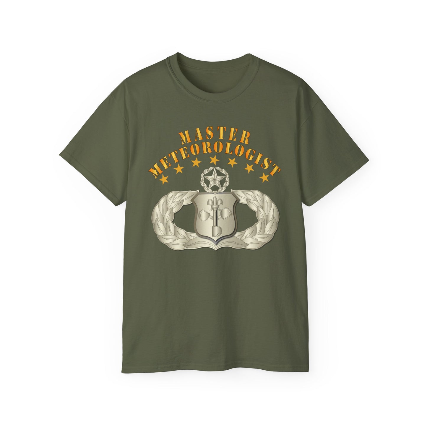 Unisex Ultra Cotton Tee - USAF - Meteorologist - Master Badge wo DS