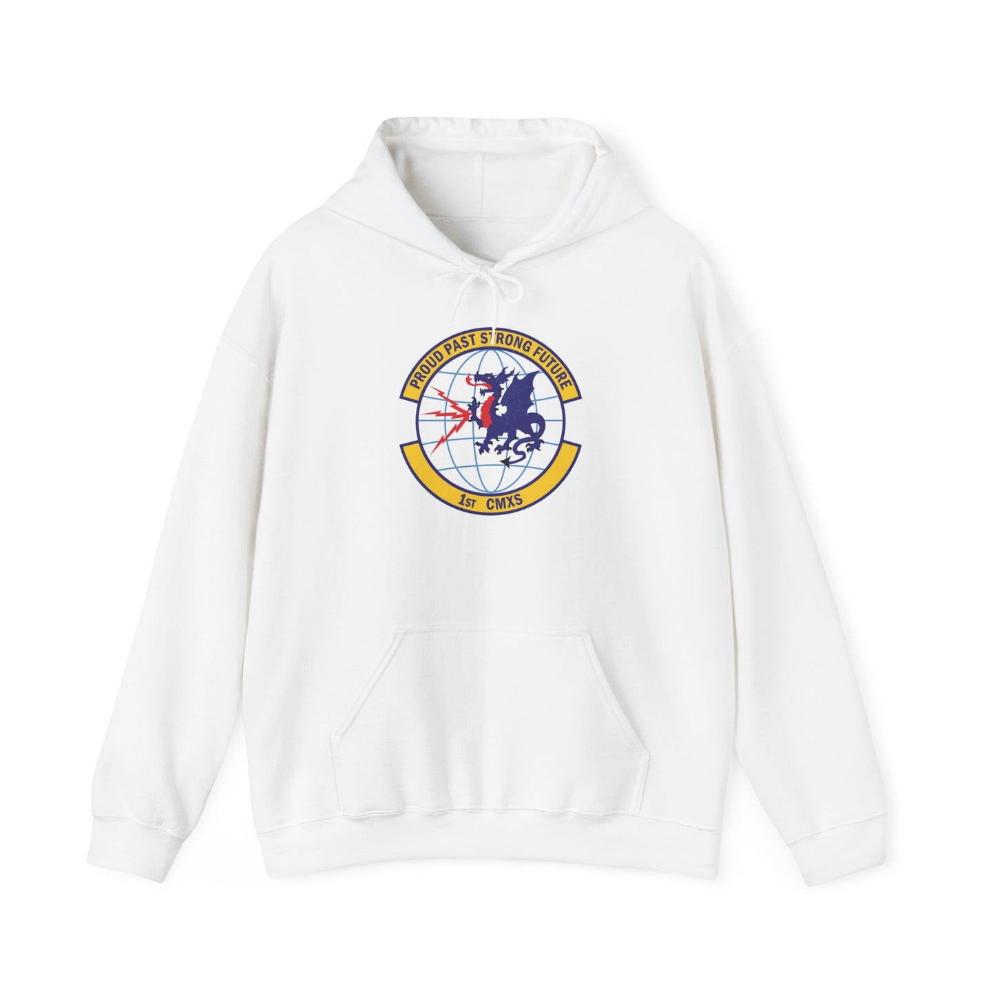 Unisex Heavy Blend Hooded Sweatshirt -USAF - 1st Communications Maintenance Squadron(USAFE) wo txt