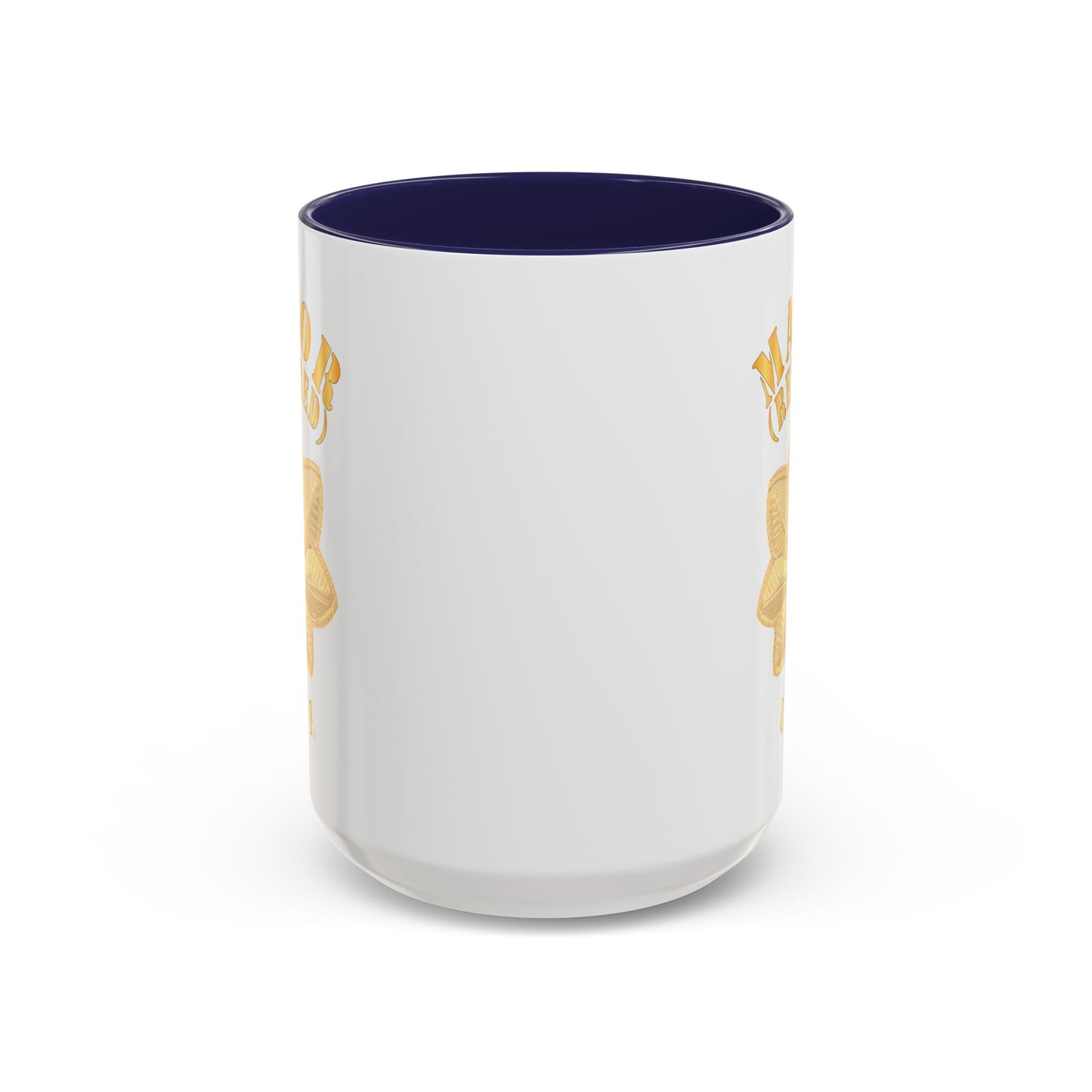Accent Coffee Mug (11oz & 15oz) - USAF - Major - Retired - USAF X 300