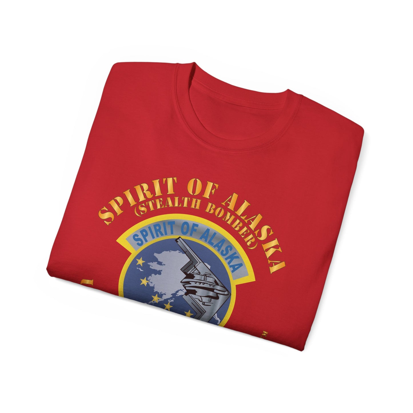 Unisex Ultra Cotton Tee - USAF - B2 - Spirit of Alaska - Stealth Bomber X 300