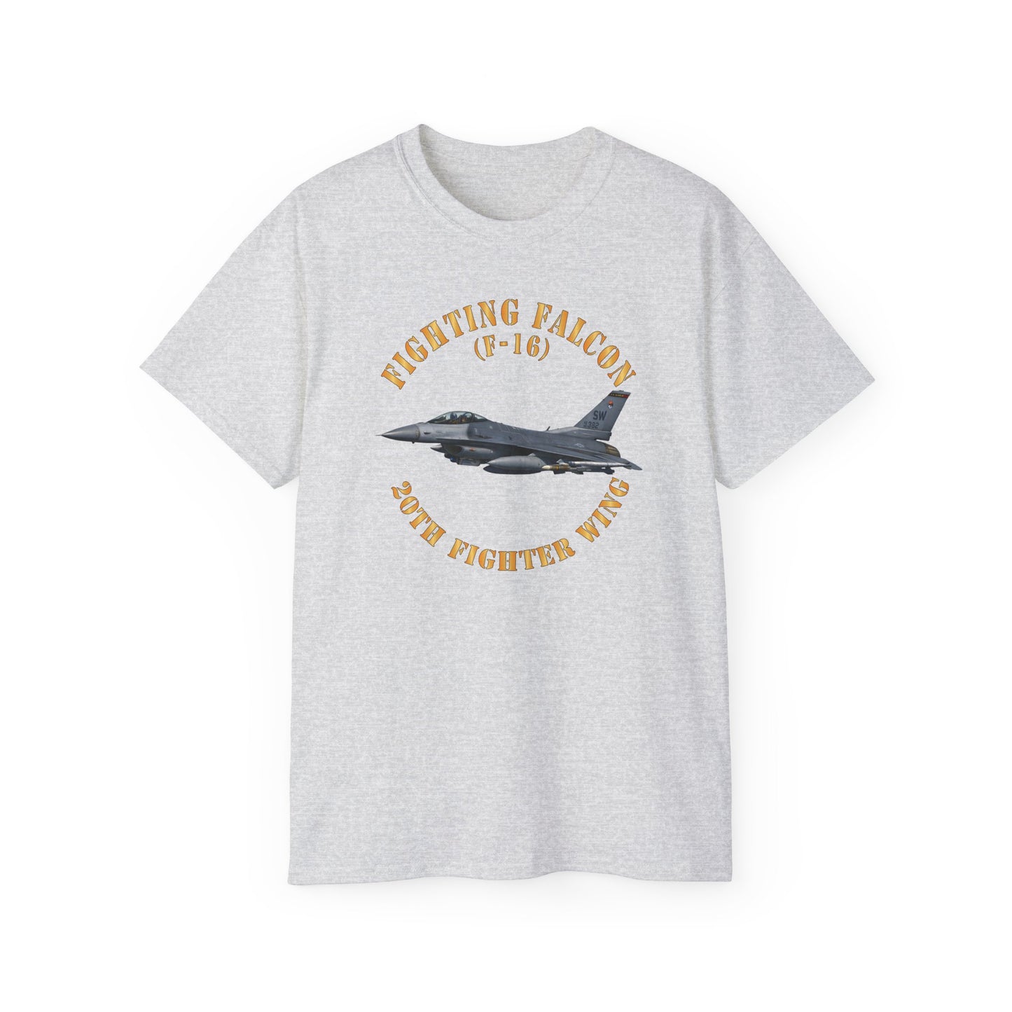 Unisex Ultra Cotton Tee - USAF - F-16 Fighting Falcon - 20th Fighter Wing X 300