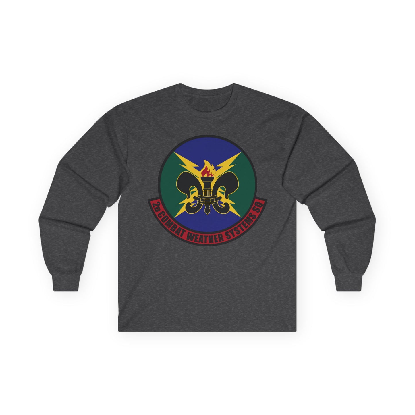 Unisex Ultra Cotton Long Sleeve Tee - USAF - 2d Combat Weather Systems Squadron wo txt