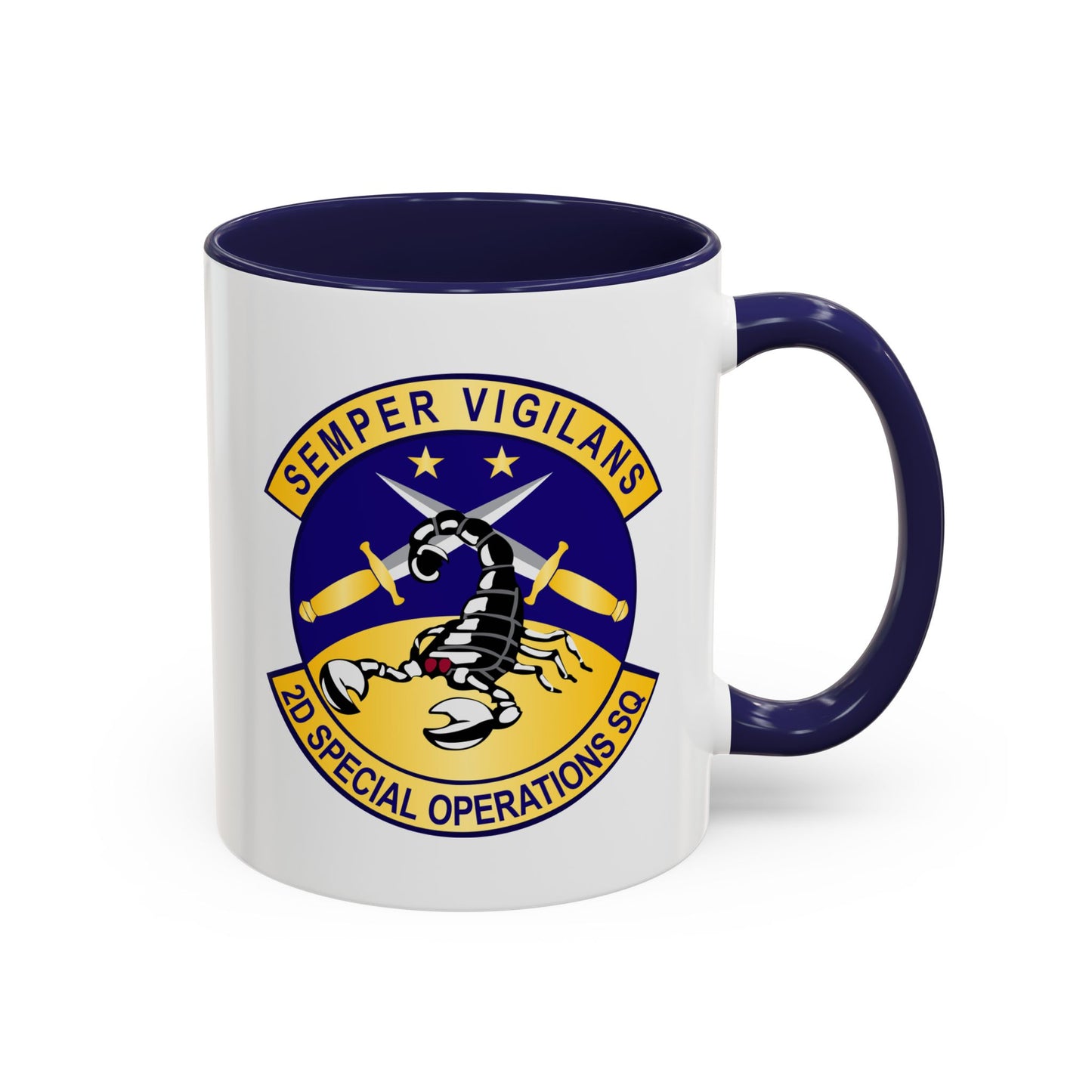 Accent Coffee Mug (11oz & 15oz) - USAFSOF - 2nd Special Operations Squadron wo Txt