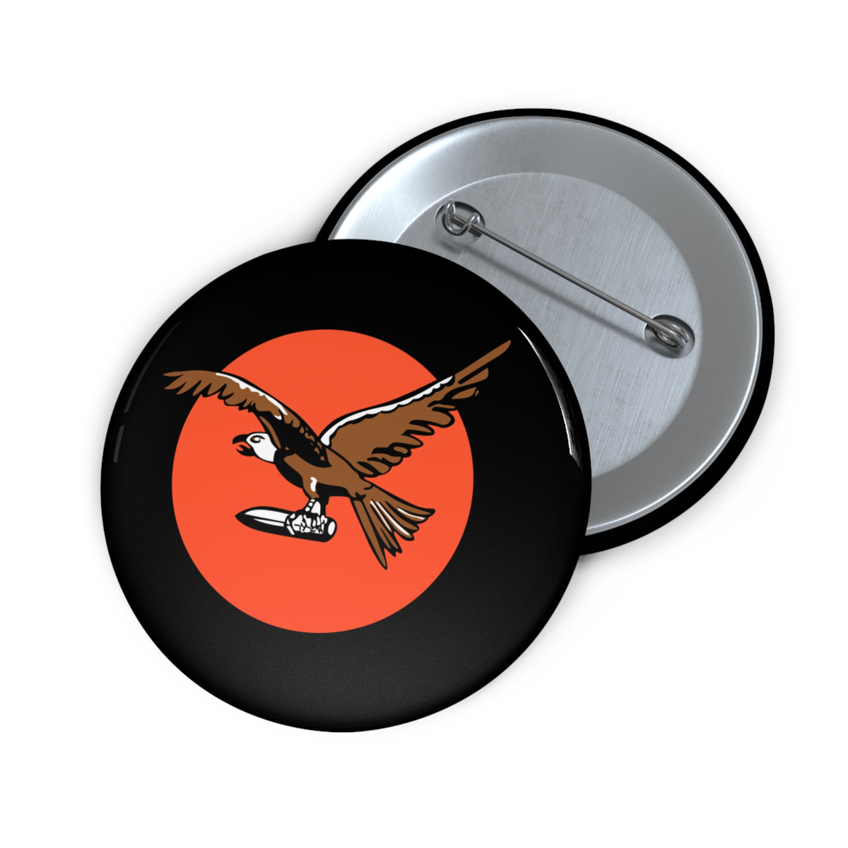 Custom Pin Button - USAF - 12th Reconnaissance Squadron wo txt