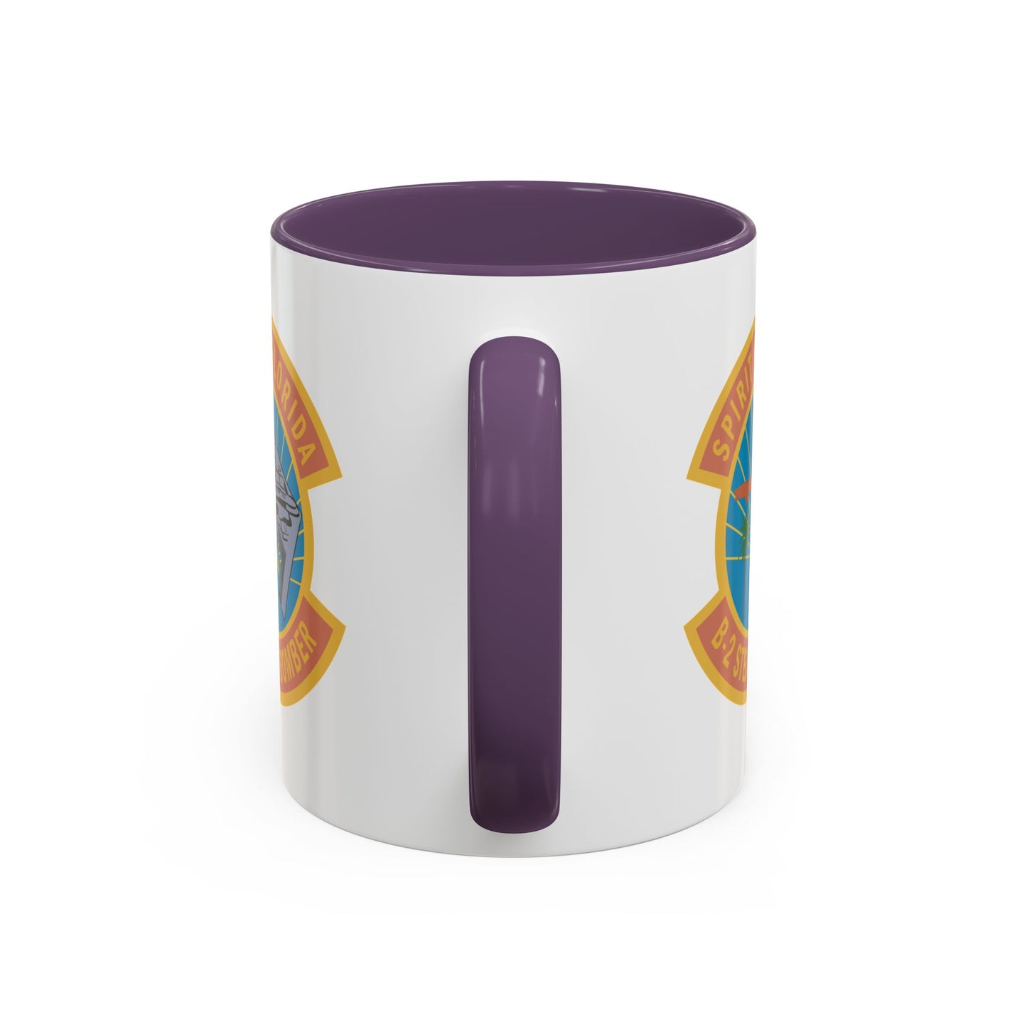 Accent Coffee Mug (11oz & 15oz) - USAF - B2 - Spirit of Florida - Stealth Bomber wo txt X 300