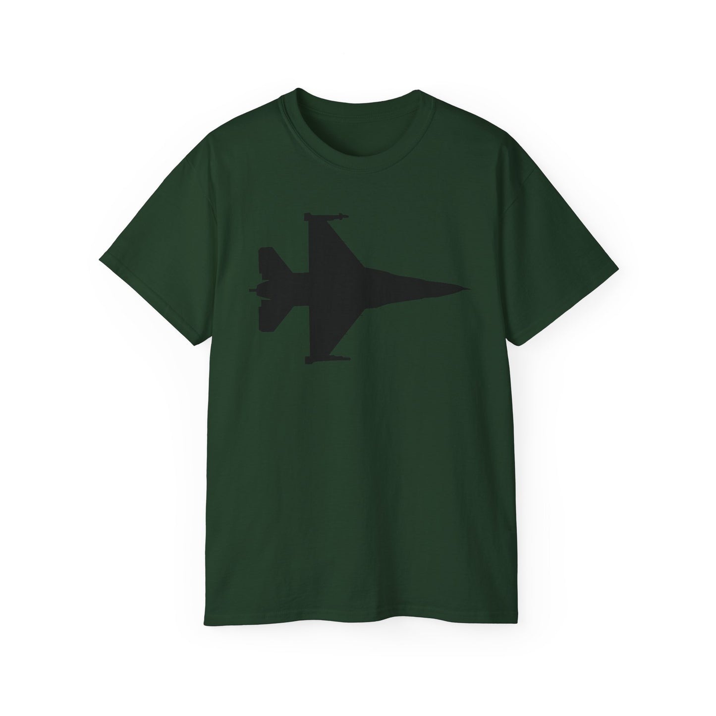 Unisex Ultra Cotton Tee - Aircraft - F-16 -Top - Silhouette - wo Txt X 300