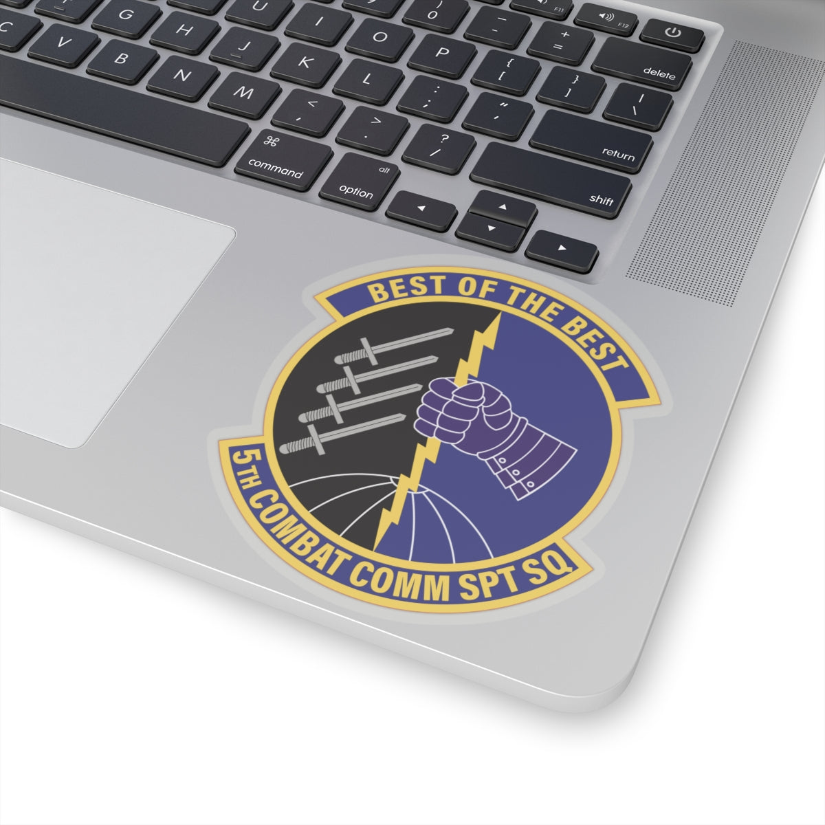 Kiss-Cut Stickers - USAF - 5th Combat Communications Support Sq wo txt X 300