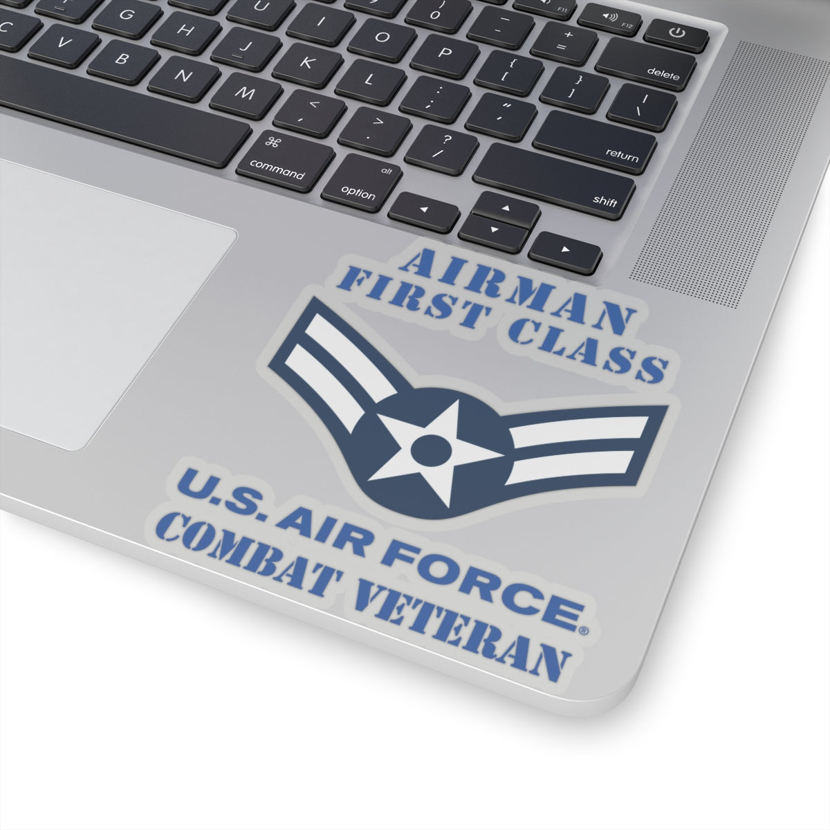 Kiss-Cut Stickers - USAF - Airman - First Class (E3) - 2020 - Combat Veteran