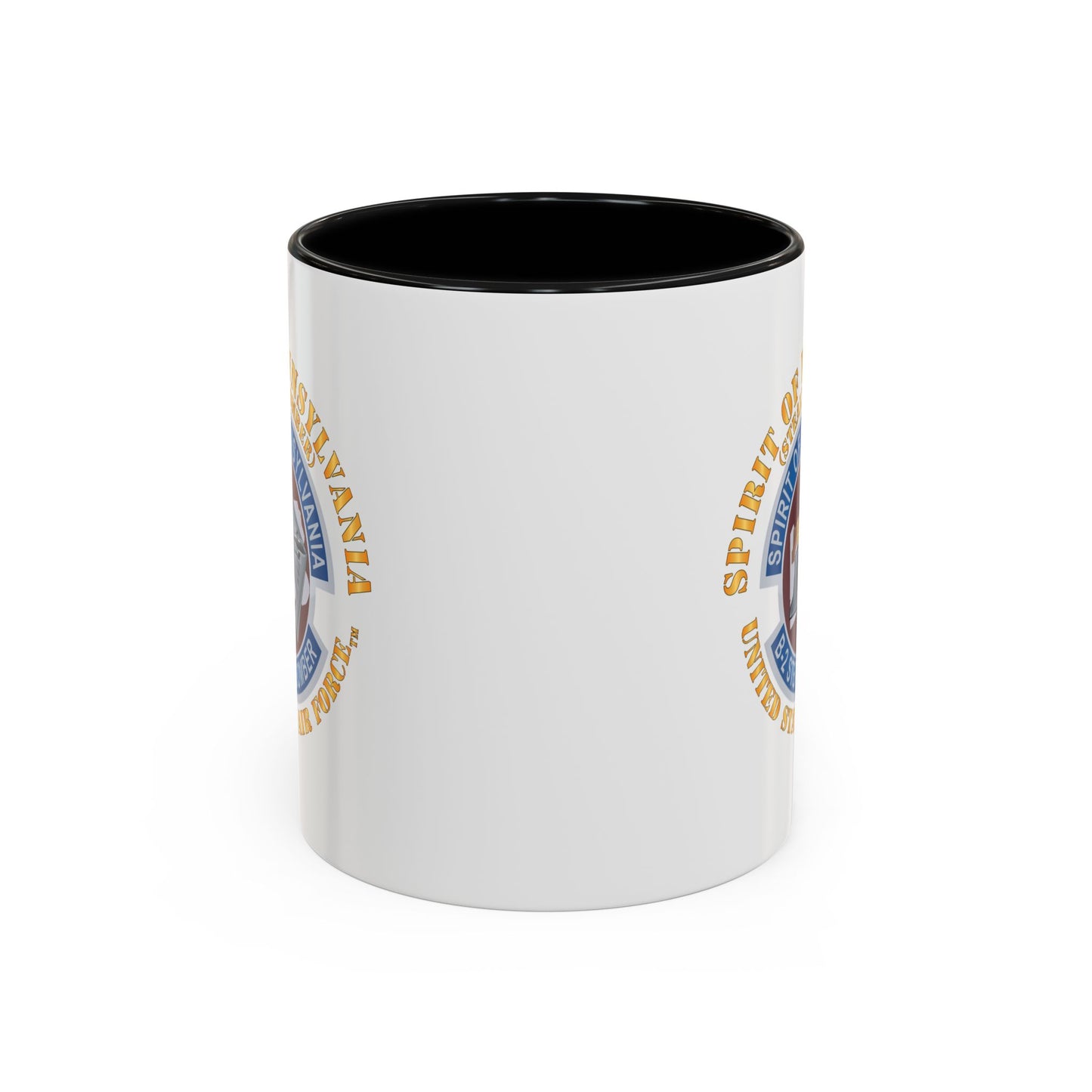 Accent Coffee Mug (11oz & 15oz) - USAF - B2 - Spirit of Pennsylvania Stealth Bomber X 300