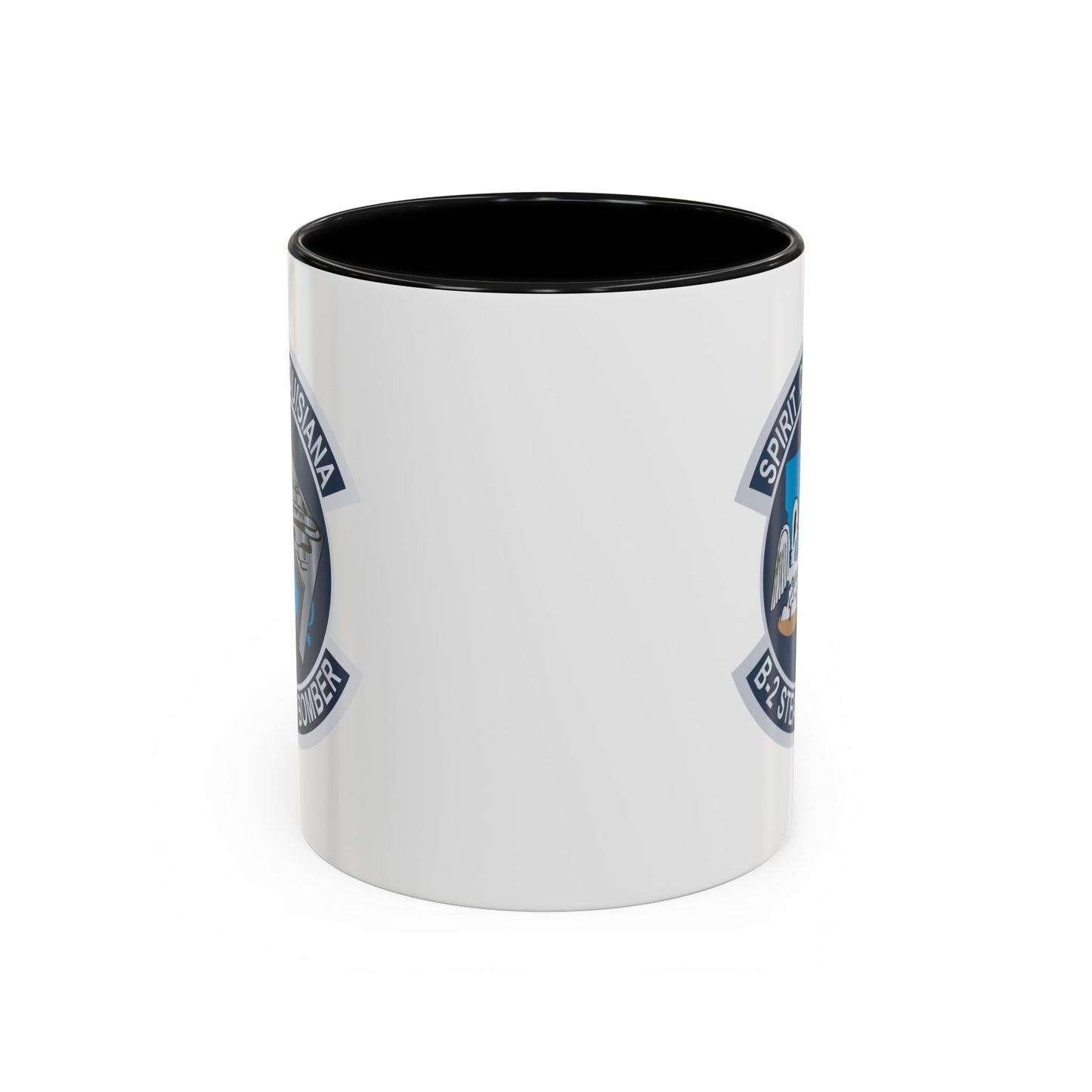 Accent Coffee Mug (11oz & 15oz) - USAF - B2 - Spirit of Louisiana - Stealth Bomber wo txt X 300