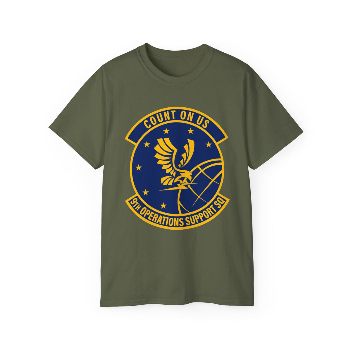 Unisex Ultra Cotton Tee - USAF - 9th Operations Support Squadron wo txt X 300