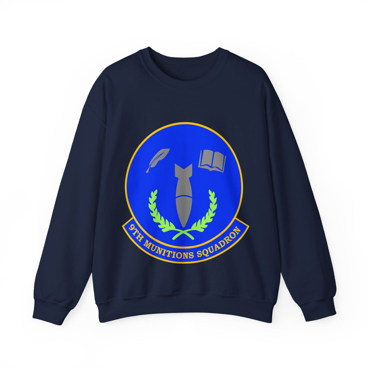 Crewneck Sweatshirt - USAF - 9th Munitions Squadron wo txt X 300