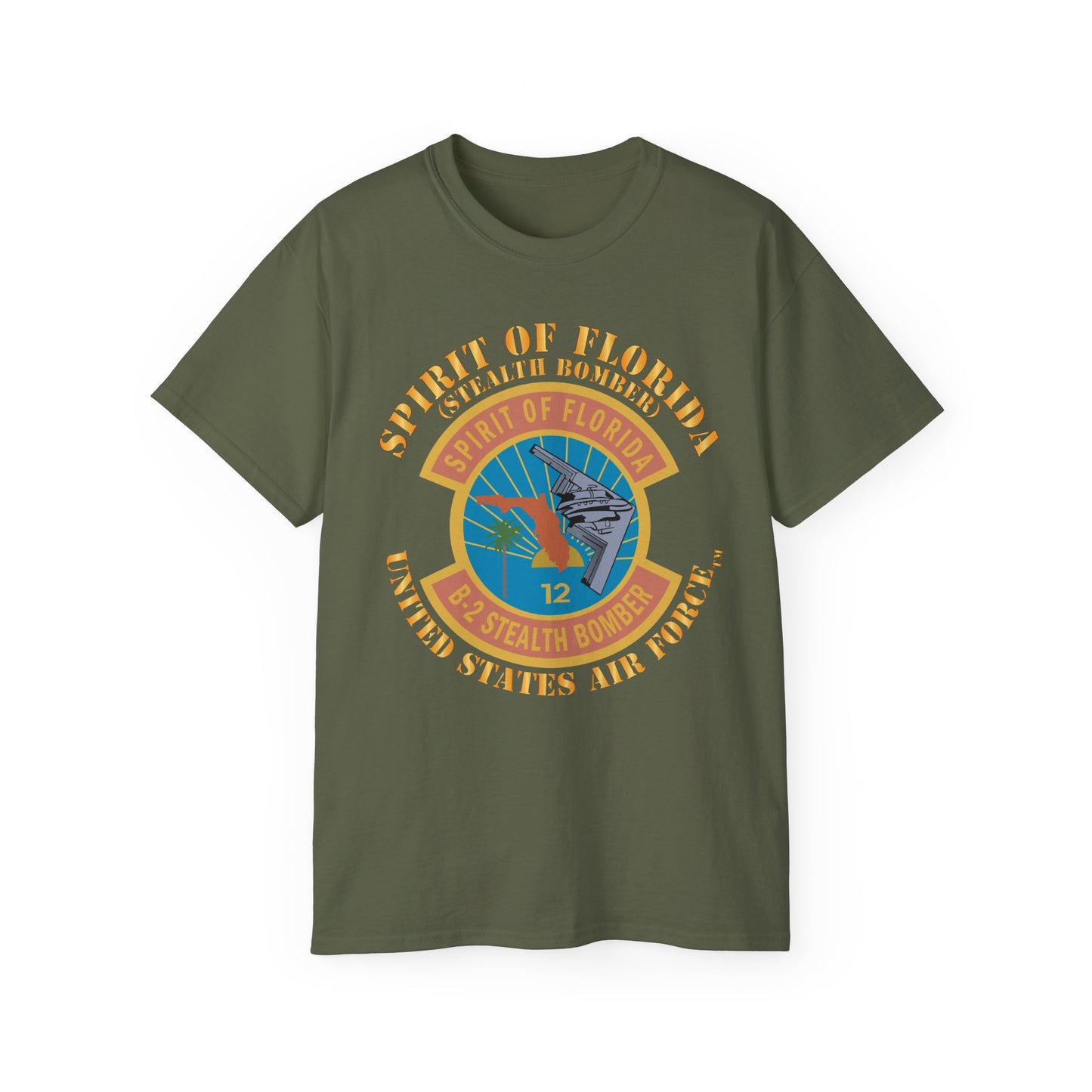 Unisex Ultra Cotton Tee - USAF - B2 - Spirit of Florida - Stealth Bomber X 300