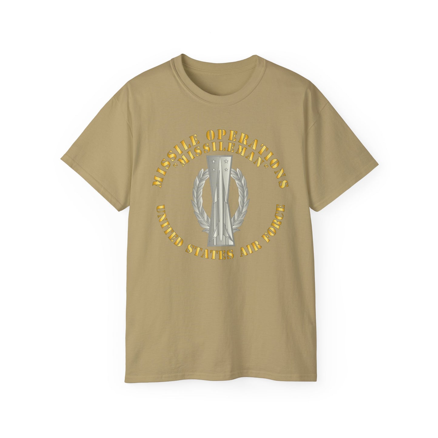 Unisex Ultra Cotton Tee - USAF - Missile Operations - Missileman - Basic
