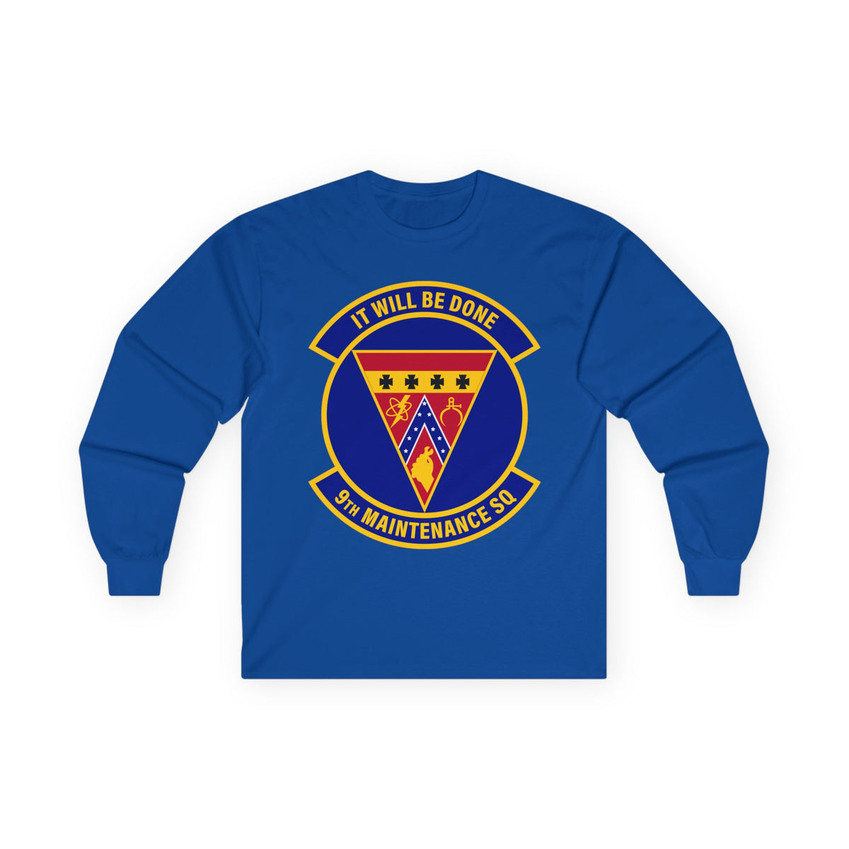Unisex Ultra Cotton Long Sleeve Tee - USAF - 9th Maintenance Squadron wo txt X 300