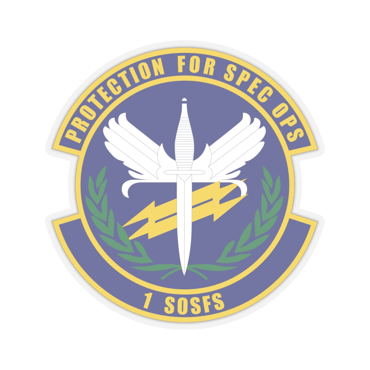 Kiss-Cut Stickers - USAF - 1st Special Operations Security Forces Squadron wo txt