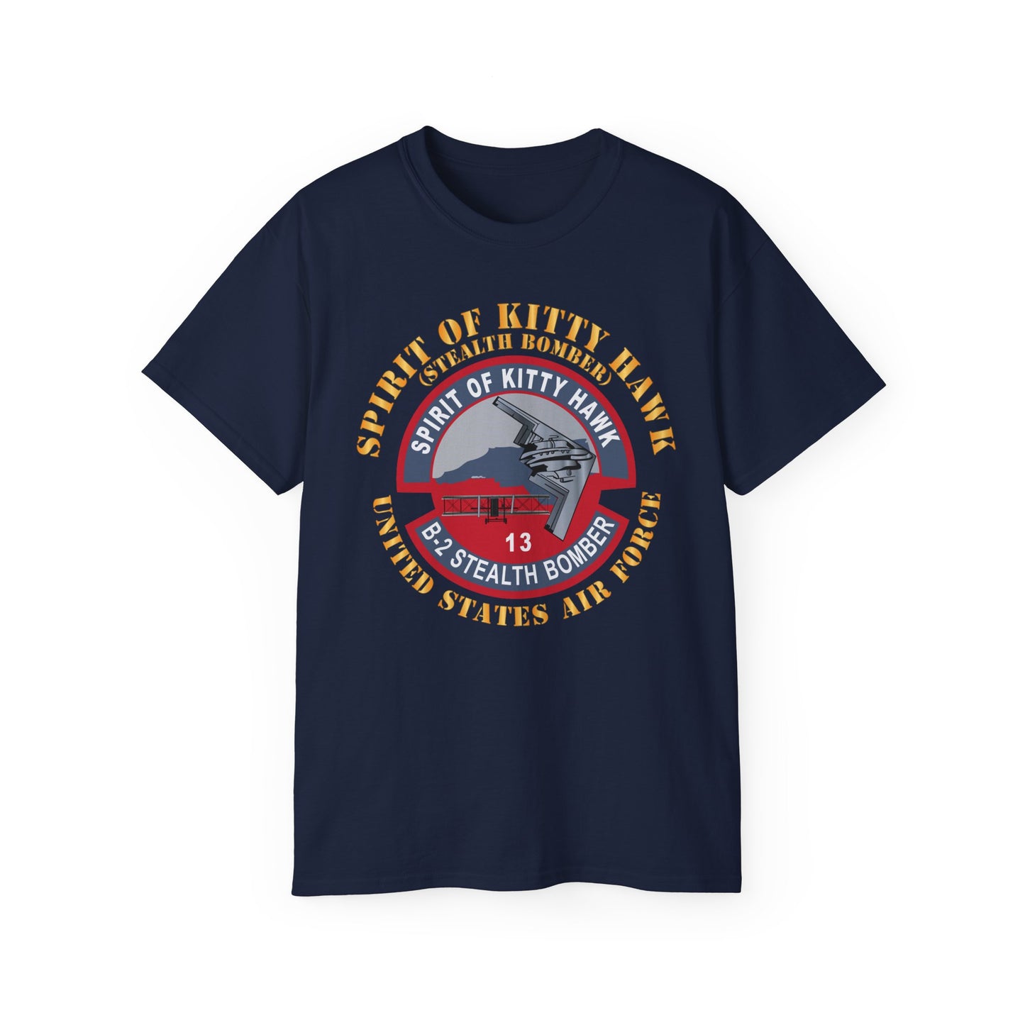 Unisex Ultra Cotton Tee - USAF - B2 - Spirit of Kitty Hawk - Stealth Bomber X 300